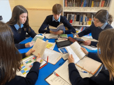 Students studying KCETB