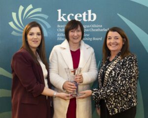 Retiree presented with vase
